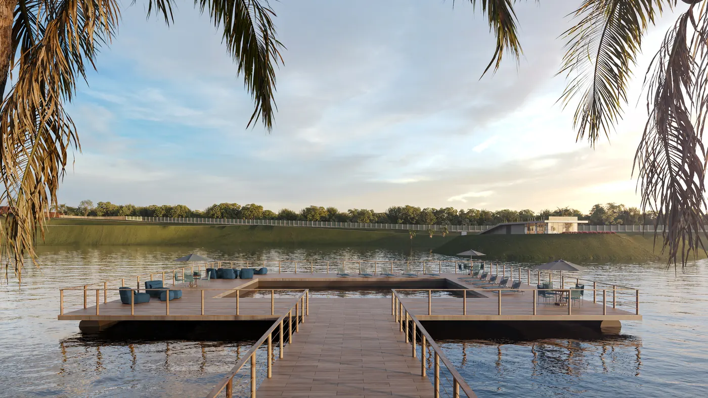 Piscina no Lago