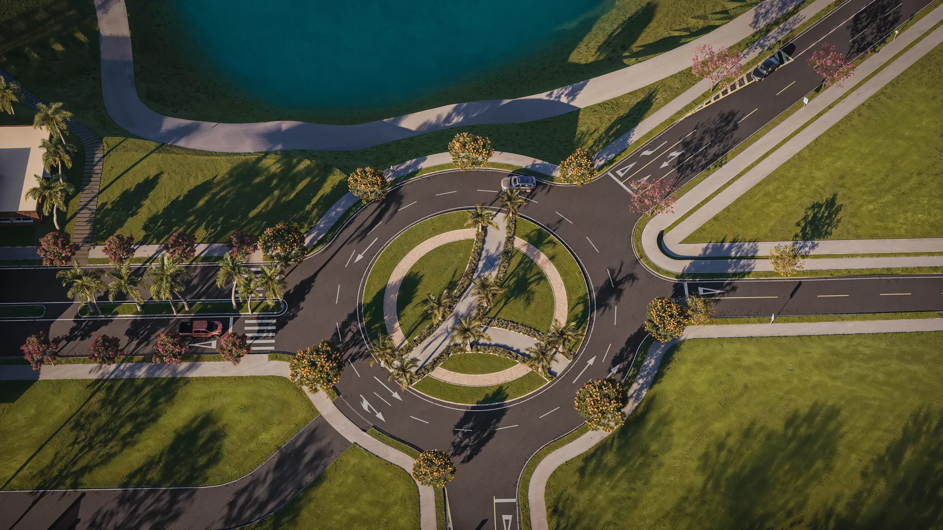 Vista interna do Cenário dos Lagos · prévia do tour 360°
